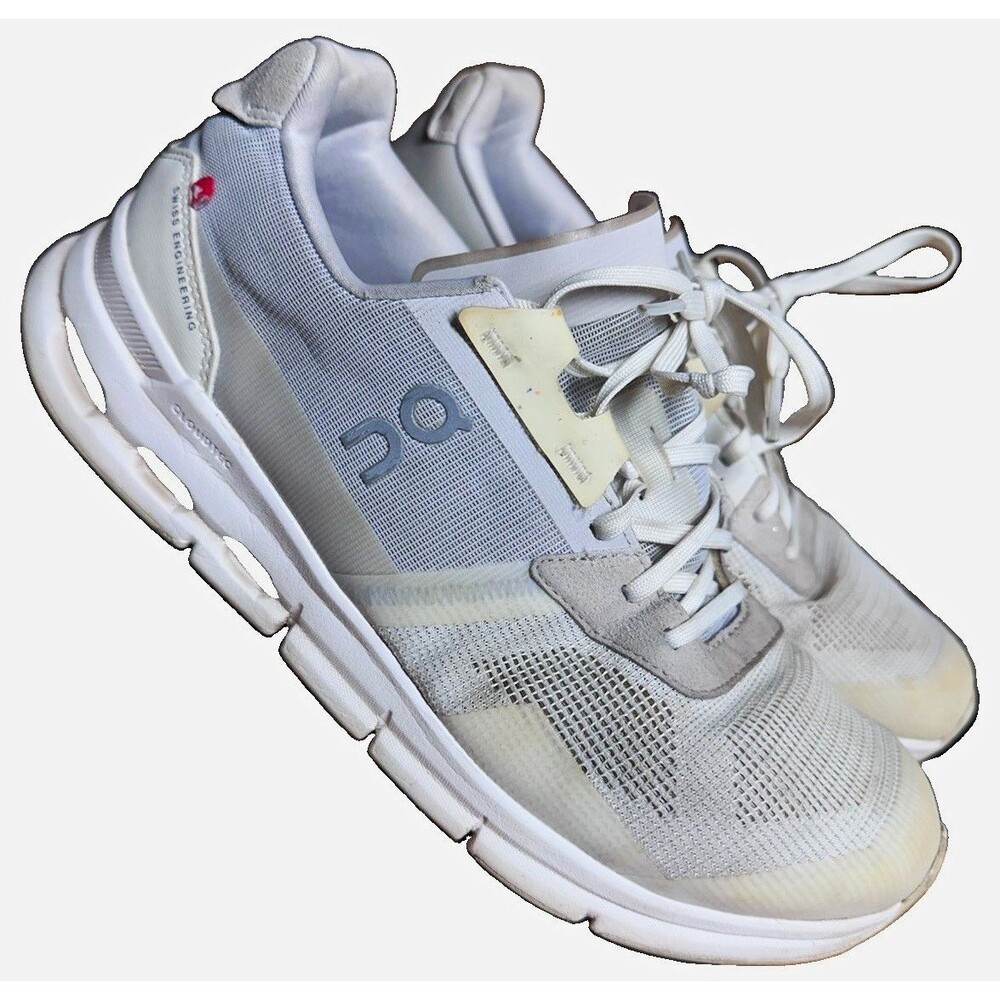 On Cloudrift Running Shoes White/Frost Women’s 8.5 Men’s 7 EU40 CloudTec Sneaker